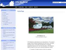 Tablet Screenshot of cpsmedical.com